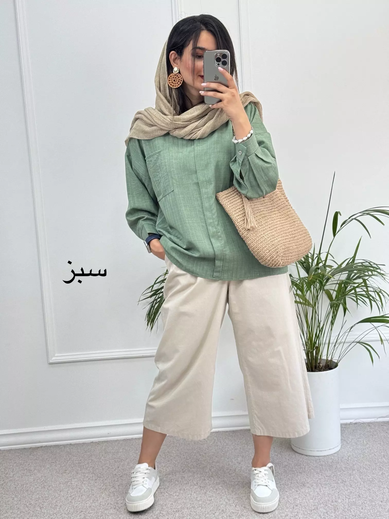 مانتو شومیزی نورا ( دارای ایراد جزئی )